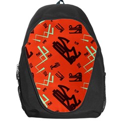 Abstract Pattern Geometric Backgrounds   Backpack Bag by Eskimos