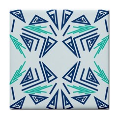 Abstract Pattern Geometric Backgrounds   Tile Coaster by Eskimos