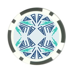 Abstract Pattern Geometric Backgrounds   Poker Chip Card Guard by Eskimos