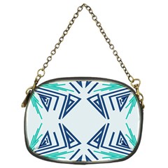 Abstract Pattern Geometric Backgrounds   Chain Purse (two Sides) by Eskimos