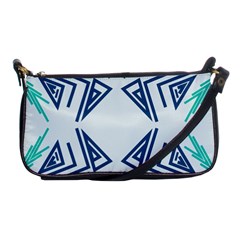 Abstract Pattern Geometric Backgrounds   Shoulder Clutch Bag by Eskimos