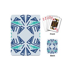 Abstract Pattern Geometric Backgrounds   Playing Cards Single Design (mini) by Eskimos