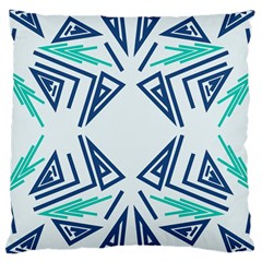 Abstract Pattern Geometric Backgrounds   Large Cushion Case (two Sides) by Eskimos