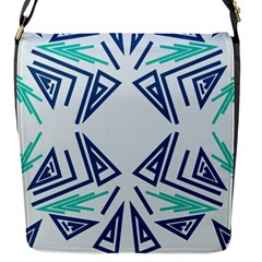 Abstract Pattern Geometric Backgrounds   Flap Closure Messenger Bag (s) by Eskimos