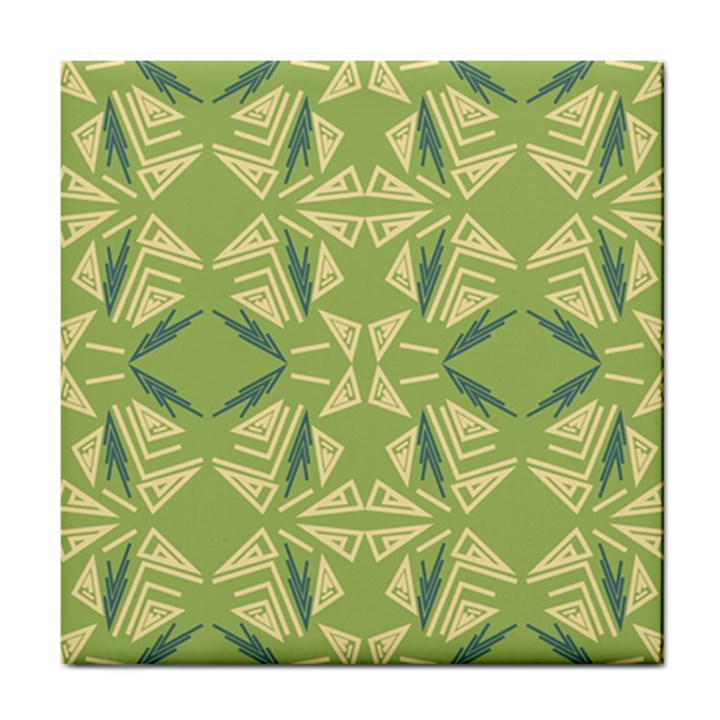 Abstract pattern geometric backgrounds   Tile Coaster