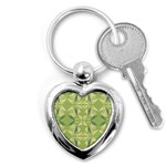 Abstract pattern geometric backgrounds   Key Chain (Heart) Front