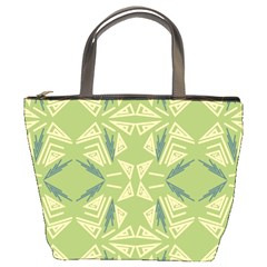 Abstract Pattern Geometric Backgrounds   Bucket Bag by Eskimos