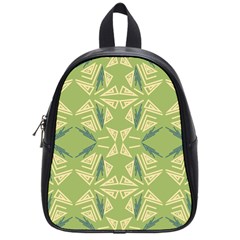 Abstract Pattern Geometric Backgrounds   School Bag (small) by Eskimos