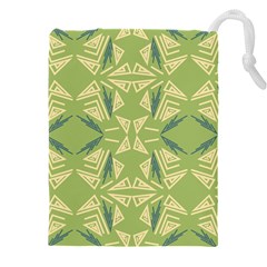 Abstract Pattern Geometric Backgrounds   Drawstring Pouch (4xl) by Eskimos