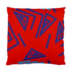 Abstract Pattern Geometric Backgrounds   Standard Cushion Case (two Sides) by Eskimos