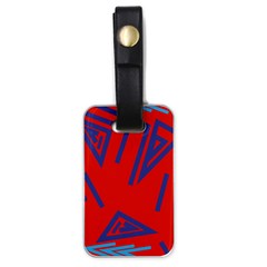 Abstract Pattern Geometric Backgrounds   Luggage Tag (one Side) by Eskimos