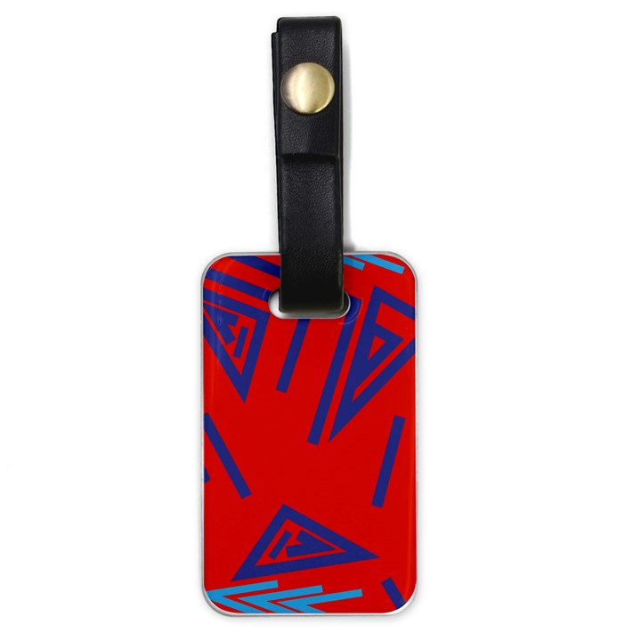 Abstract pattern geometric backgrounds   Luggage Tag (one side)