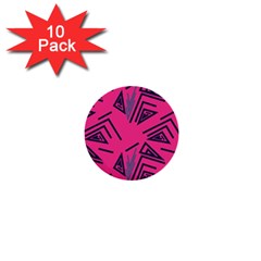 Abstract Pattern Geometric Backgrounds   1  Mini Buttons (10 Pack)  by Eskimos