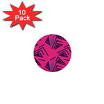 Abstract pattern geometric backgrounds   1  Mini Buttons (10 pack)  Front