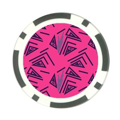 Abstract Pattern Geometric Backgrounds   Poker Chip Card Guard by Eskimos