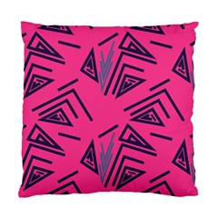 Abstract Pattern Geometric Backgrounds   Standard Cushion Case (two Sides) by Eskimos