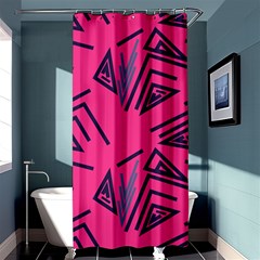 Abstract Pattern Geometric Backgrounds   Shower Curtain 36  X 72  (stall)  by Eskimos