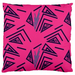 Abstract Pattern Geometric Backgrounds   Large Cushion Case (one Side) by Eskimos