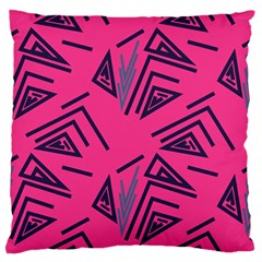 Abstract Pattern Geometric Backgrounds   Standard Flano Cushion Case (one Side) by Eskimos