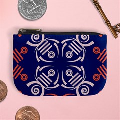 Abstract Pattern Geometric Backgrounds   Mini Coin Purse by Eskimos