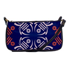 Abstract Pattern Geometric Backgrounds   Shoulder Clutch Bag by Eskimos