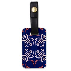 Abstract Pattern Geometric Backgrounds   Luggage Tag (one Side) by Eskimos