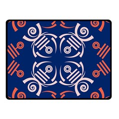 Abstract Pattern Geometric Backgrounds   Double Sided Fleece Blanket (small)  by Eskimos