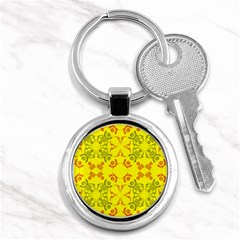 Abstract Pattern Geometric Backgrounds   Key Chain (round) by Eskimos