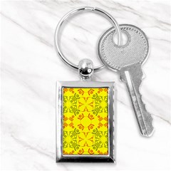 Abstract Pattern Geometric Backgrounds   Key Chain (rectangle) by Eskimos