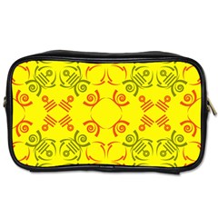 Abstract Pattern Geometric Backgrounds   Toiletries Bag (one Side) by Eskimos