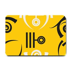 Abstract Pattern Geometric Backgrounds   Small Doormat  by Eskimos