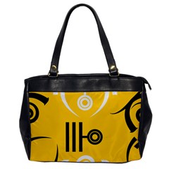 Abstract Pattern Geometric Backgrounds   Oversize Office Handbag by Eskimos