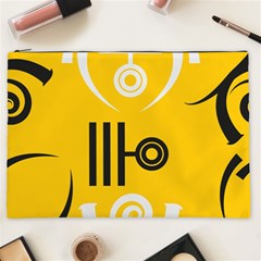 Abstract Pattern Geometric Backgrounds   Cosmetic Bag (xxl) by Eskimos