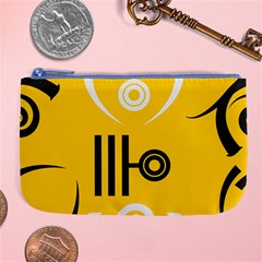 Abstract Pattern Geometric Backgrounds   Large Coin Purse by Eskimos