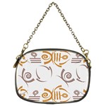 Abstract pattern geometric backgrounds   Chain Purse (Two Sides) Front