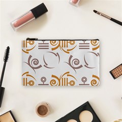 Abstract Pattern Geometric Backgrounds   Cosmetic Bag (small) by Eskimos