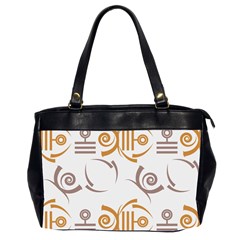 Abstract Pattern Geometric Backgrounds   Oversize Office Handbag (2 Sides) by Eskimos