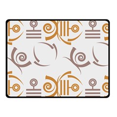 Abstract Pattern Geometric Backgrounds   Fleece Blanket (small) by Eskimos