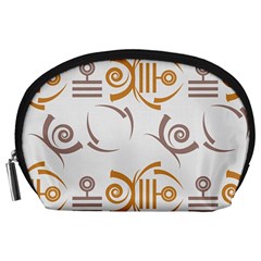 Abstract Pattern Geometric Backgrounds   Accessory Pouch (large) by Eskimos