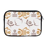 Abstract pattern geometric backgrounds   Apple MacBook Pro 17  Zipper Case Front