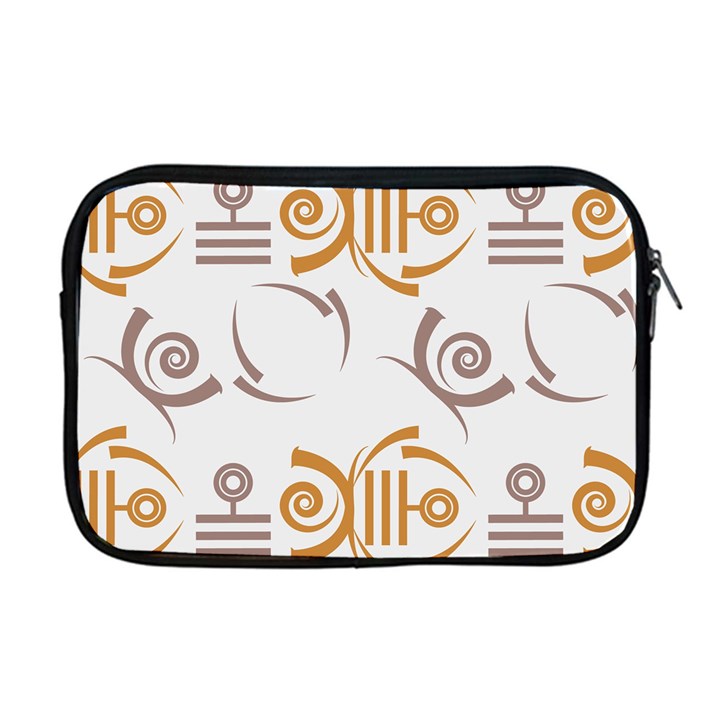 Abstract pattern geometric backgrounds   Apple MacBook Pro 17  Zipper Case