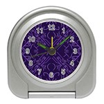 Abstract pattern geometric backgrounds   Travel Alarm Clock Front