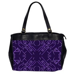 Abstract Pattern Geometric Backgrounds   Oversize Office Handbag (2 Sides) by Eskimos