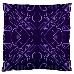 Abstract Pattern Geometric Backgrounds   Large Cushion Case (two Sides) by Eskimos