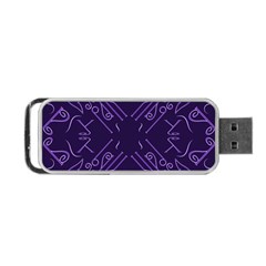 Abstract Pattern Geometric Backgrounds   Portable Usb Flash (two Sides) by Eskimos