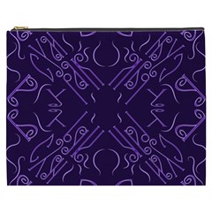 Abstract Pattern Geometric Backgrounds   Cosmetic Bag (xxxl) by Eskimos