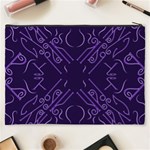 Abstract pattern geometric backgrounds   Cosmetic Bag (XXXL) Back