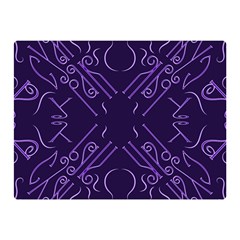 Abstract Pattern Geometric Backgrounds   Double Sided Flano Blanket (mini) 