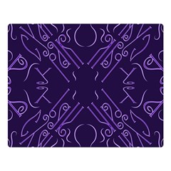 Abstract Pattern Geometric Backgrounds   Double Sided Flano Blanket (large)  by Eskimos