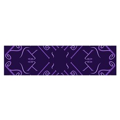 Abstract Pattern Geometric Backgrounds   Satin Scarf (oblong) by Eskimos